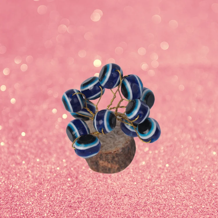 MINI BLUE GEMSTONE  TREES